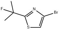 4-bromo-2-(2-fluoropropan-2-yl)-1,3-thiazole Structure