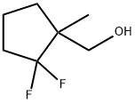 Cyclopentanemethanol, 2,2-difluoro-1-methyl- 구조식 이미지