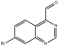 7-bromoquinazoline-4-carbaldehyde Structure