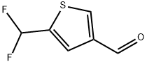 5-(difluoromethyl)thiophene-3-carbaldehyde Structure