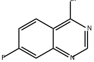 Quinazoline, 4-bromo-7-fluoro- Structure