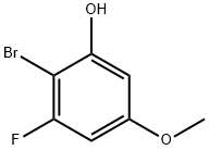 Phenol, 2-bromo-3-fluoro-5-methoxy- Structure