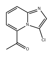 1-{3-chloroimidazo[1,2-a]pyridin-5-yl}ethan-1-one 구조식 이미지