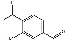 3-Bromo-4-(difluoromethyl)benzaldehyde 구조식 이미지