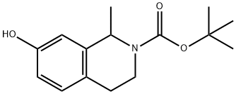 1,1-Dimethylethyl 3,4-dihydro-7-hydroxy-1-methyl-2(1H)-isoquinolinecarboxylate Structure