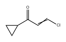 2-Propen-1-one, 3-chloro-1-cyclopropyl- Structure