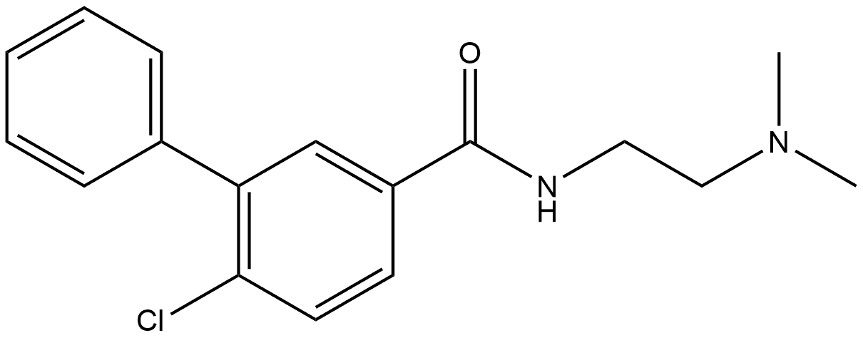 6-Chloro-N-[2-(dimethylamino)ethyl][1,1'-biphenyl]-3-carboxamide Structure