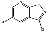 Isoxazolo[5,4-b]pyridine, 3,5-dichloro- Structure