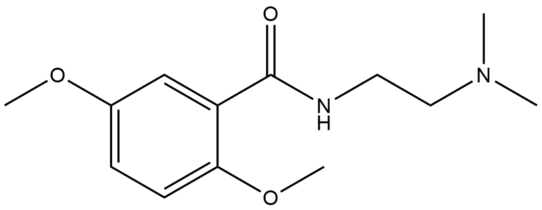 N-[2-(Dimethylamino)ethyl]-2,5-dimethoxybenzamide Structure