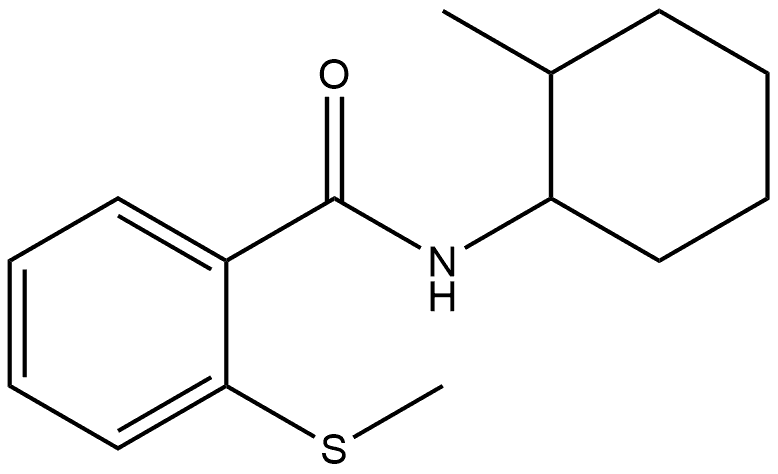 N-(2-Methylcyclohexyl)-2-(methylthio)benzamide Structure