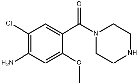 Methanone, (4-amino-5-chloro-2-methoxyphenyl)-1-piperazinyl- Structure