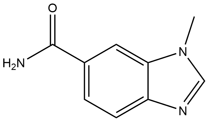 1-Methyl-1H-benzimidazole-6-carboxamide Structure