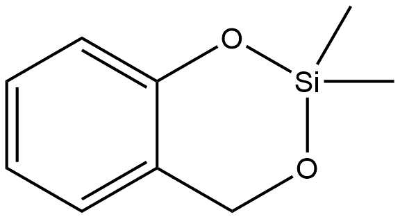 2,2-dimethyl-4H-1,3,2-benzodioxasiline 구조식 이미지