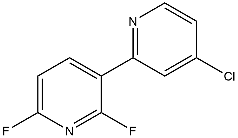 4-Chloro-2',6'-difluoro-2,3'-bipyridine Structure