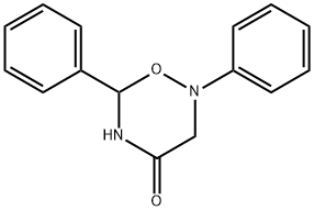 4H-1,2,5-Oxadiazin-4-one, tetrahydro-2,6-diphenyl- Structure