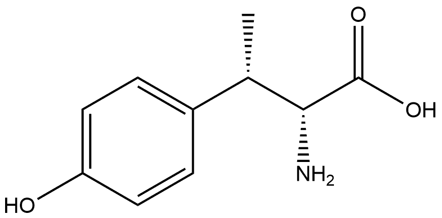 rel-(2S, 3S)-2-Amino-3-(4-hydroxy-phenyl)-butyric acid Structure