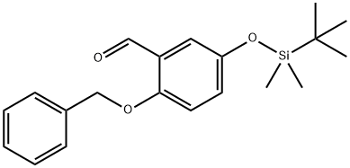 2-(Benzyloxy)-5-((tert-butyldimethylsilyl)oxy)benzaldehyde Structure