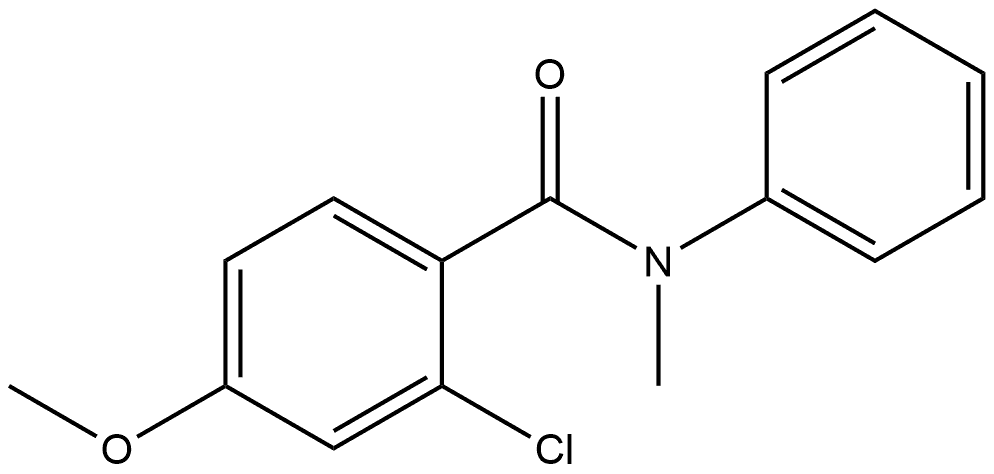 2-Chloro-4-methoxy-N-methyl-N-phenylbenzamide Structure