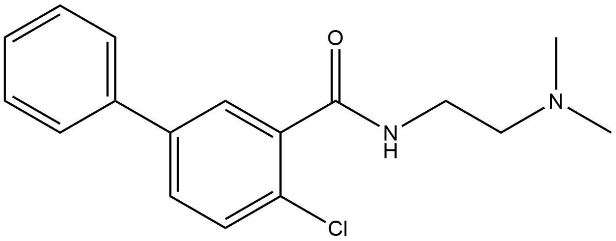 4-Chloro-N-[2-(dimethylamino)ethyl][1,1'-biphenyl]-3-carboxamide Structure