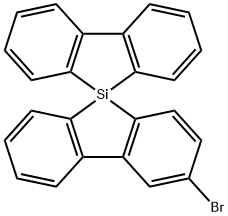 9,9'-Spirobi[9H-9-silafluorene], 3-bromo- (9CI) Structure