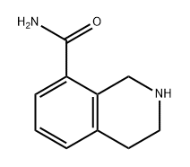 8-Isoquinolinecarboxamide, 1,2,3,4-tetrahydro- Structure