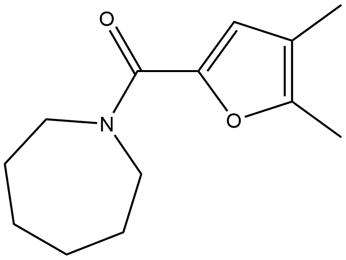 (4,5-Dimethyl-2-furanyl)(hexahydro-1H-azepin-1-yl)methanone Structure