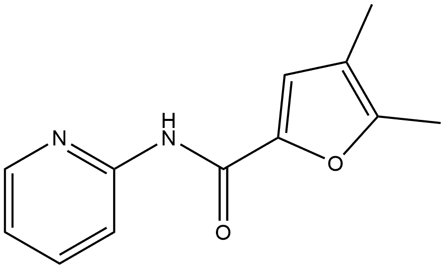 4,5-Dimethyl-N-2-pyridinyl-2-furancarboxamide Structure