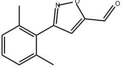 5-Isoxazolecarboxaldehyde, 3-(2,6-dimethylphenyl)- Structure