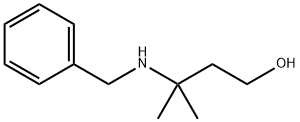 1-Butanol, 3-methyl-3-[(phenylmethyl)amino]- Structure