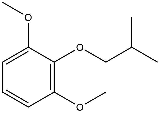 1,3-Dimethoxy-2-(2-methylpropoxy)benzene Structure