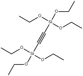 3,8-Dioxa-4,7-disiladec-5-yne, 4,4,7,7-tetraethoxy- Structure