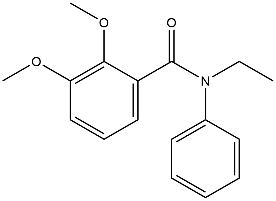 N-Ethyl-2,3-dimethoxy-N-phenylbenzamide Structure