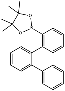 1,3,2-Dioxaborolane, 4,4,5,5-tetramethyl-2-(1-triphenylenyl)- Structure