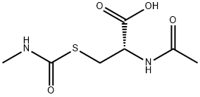 D-?Cysteine, N-?acetyl-?S-?[(methylamino)?carbonyl]?- Structure