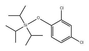 Benzene, 2,4-dichloro-1-[[tris(1-methylethyl)silyl]oxy]- Structure