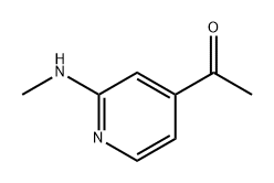 Ethanone, 1-[2-(methylamino)-4-pyridinyl]- Structure