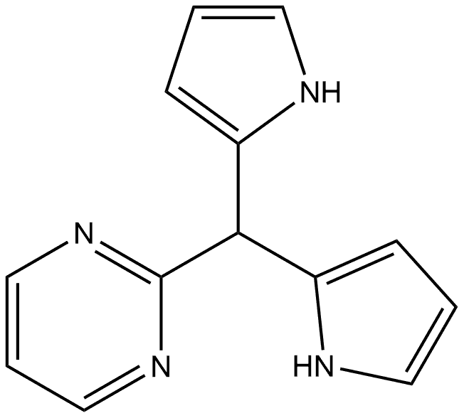 2-[Di(2-pyrrolyl)methyl]pyrimidine Structure