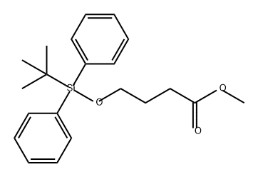 Butanoic acid, 4-[[(1,1-dimethylethyl)diphenylsilyl]oxy]-, methyl ester 구조식 이미지