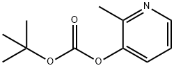 Carbonic acid, 1,1-dimethylethyl 2-methyl-3-pyridinyl ester 구조식 이미지
