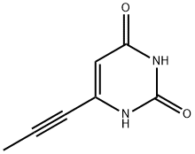 2,4(1H,3H)-Pyrimidinedione, 6-(1-propyn-1-yl)- Structure