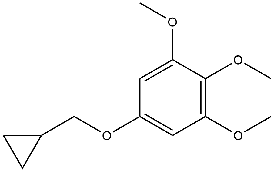 5-(Cyclopropylmethoxy)-1,2,3-trimethoxybenzene Structure