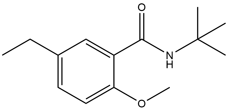 N-(1,1-Dimethylethyl)-5-ethyl-2-methoxybenzamide Structure