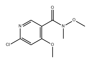 3-Pyridinecarboxamide, 6-chloro-N,4-dimethoxy-N-methyl- Structure