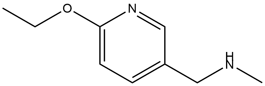 6-Ethoxy-N-methyl-3-pyridinemethanamine Structure