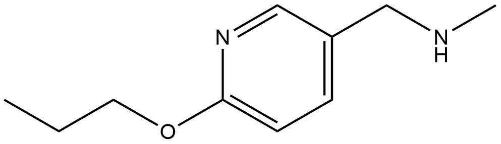 N-Methyl-6-propoxy-3-pyridinemethanamine Structure