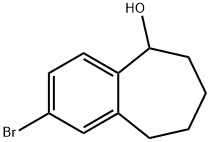 5H-Benzocyclohepten-5-ol, 2-bromo-6,7,8,9-tetrahydro- 구조식 이미지