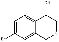 1H-2-Benzopyran-4-ol, 7-bromo-3,4-dihydro- Structure