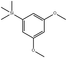 Benzene, 1,3-dimethoxy-5-(trimethylsilyl)- Structure