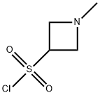 3-Azetidinesulfonyl chloride, 1-methyl- 구조식 이미지