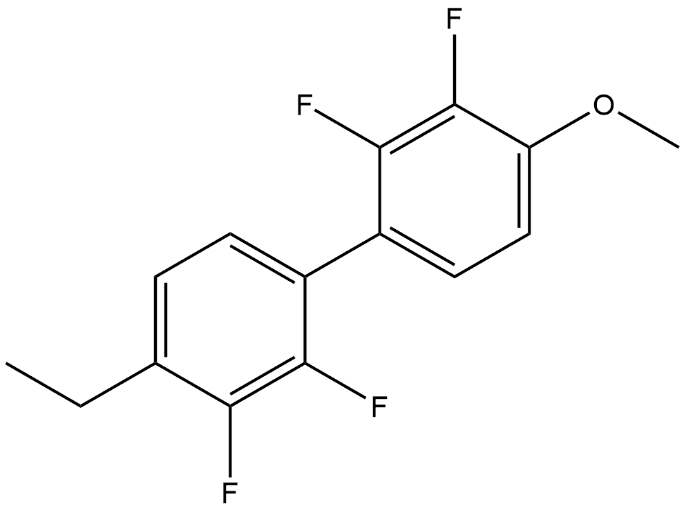 4-Ethyl-2,2',3,3'-tetrafluoro-4'-methoxy-1,1'-biphenyl Structure